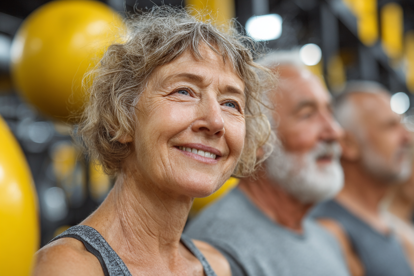 Чоловік похилого віку доглядає за садом